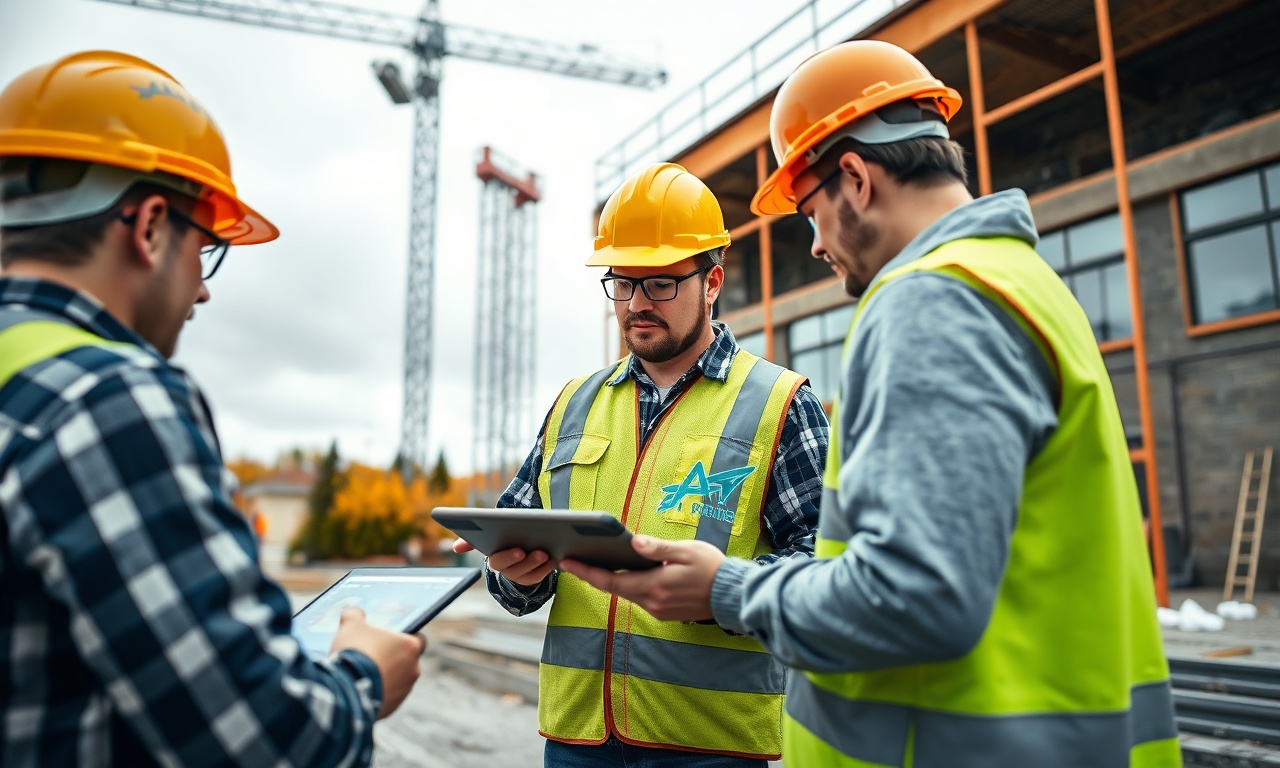 Clash detection coordination meeting on a construction site