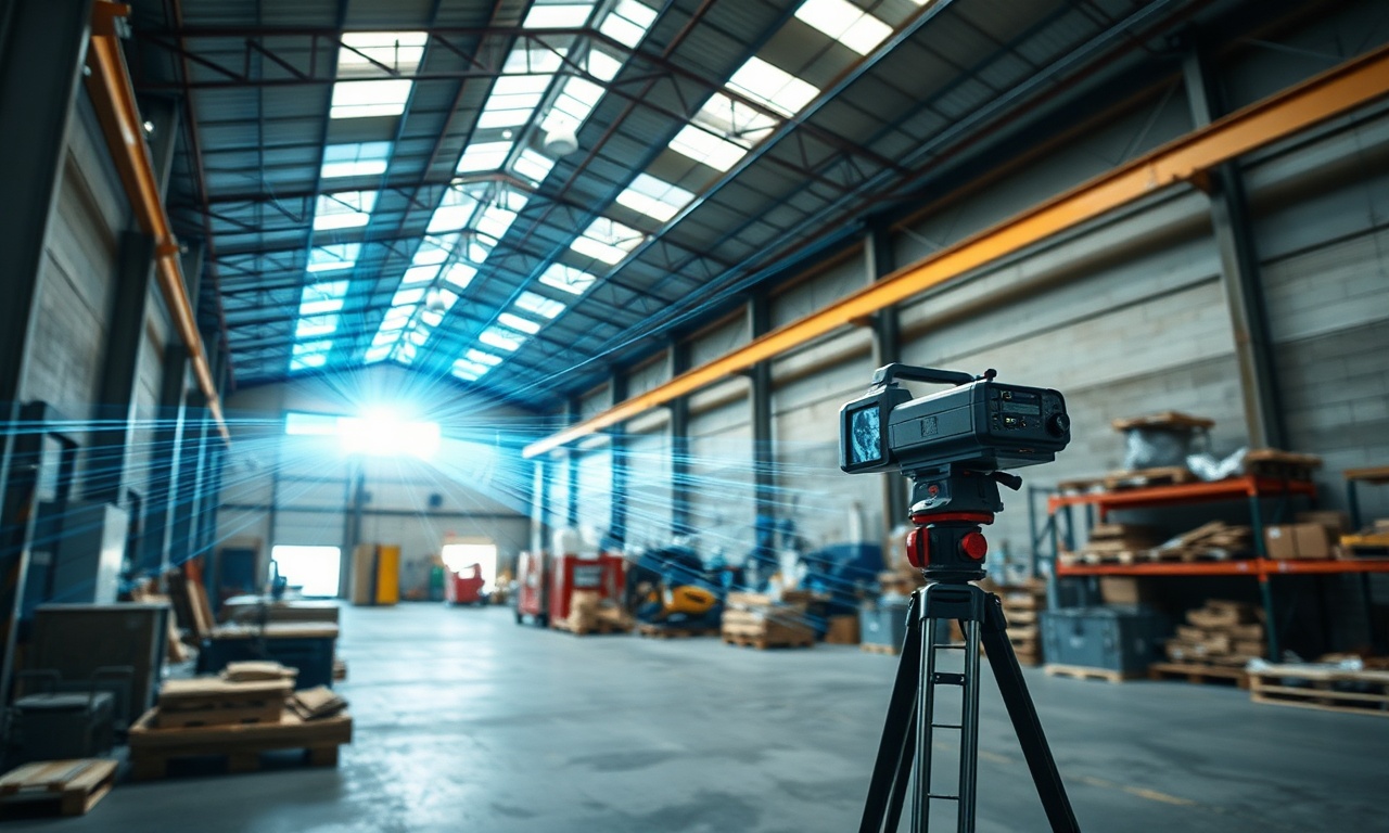 3D laser scanning point cloud capture inside a building